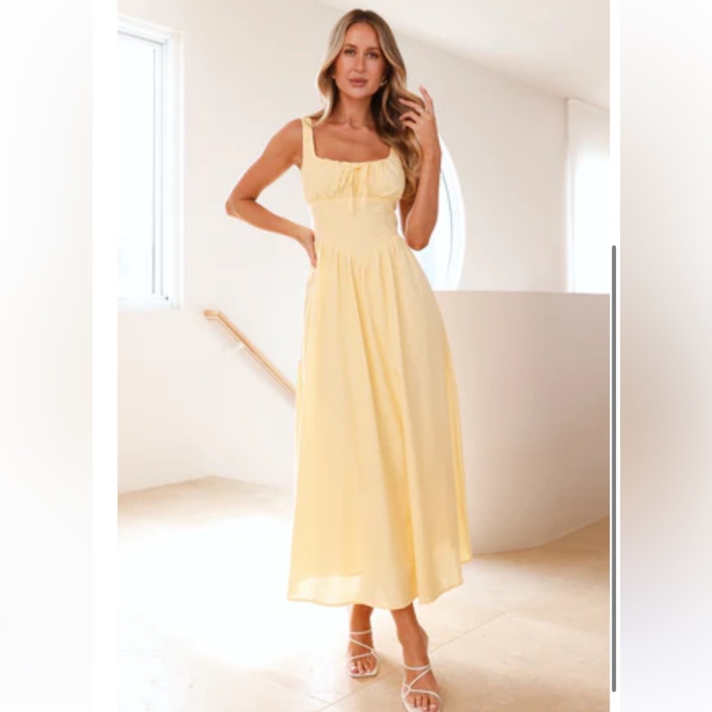 Butter Yellow Maxi Dress